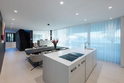 Sistemas de rieles de cortinas eléctricos, SG 5600, Colorama 2, Private House, Seewalchen am Atterseee, Austria