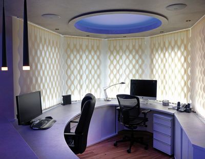 Systèmes de rideaux à bandes verticales, SG 2950, Multi Shadow, Private Residence, Lambach, Austria, Vertical Waves