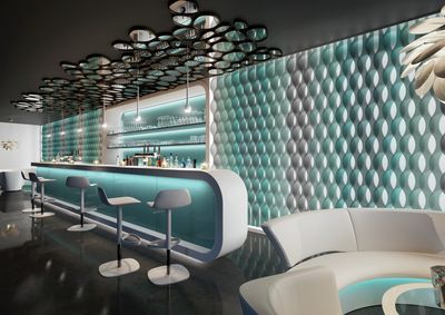 Systèmes de rideaux à bandes verticales, SG 2960, Multi Visio, 3D Vertical Waves