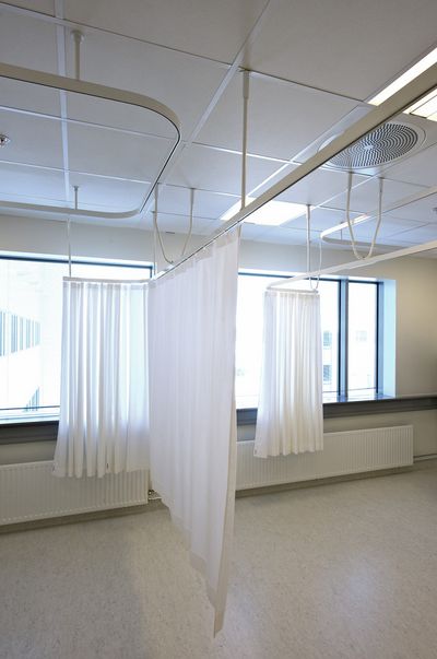 Sistemas de rieles, Room shot "Akershus Hospital", Oslo, Norway