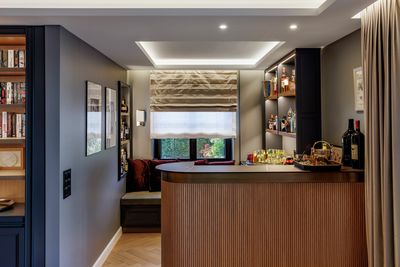 Systèmes rideaux drapés, SG 2320, Colorama 2, Villa at the lake, Lucerne, Switzerland