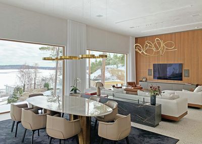 Tringles à rideaux à tirage électrique, SG 5600, Colorama 1, Villa Ekerö, Sweden