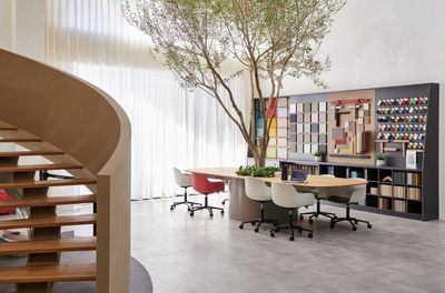 Tringles à rideaux à tirage électrique, SG 5100, Colorama Acoustic, UFOU Showroom, Shanghai, China