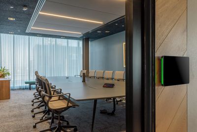 Curtain Systems, SG 5600, Colorama 1, Virgin Money, Glasgow, Scotland, United Kingdom