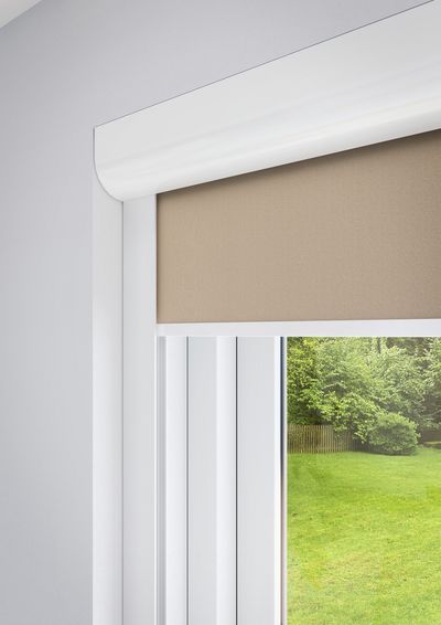 Systèmes stores enrouleurs, SG 4960, Fascia round, side guide channels