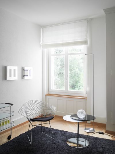 Systèmes rideaux drapés, SG 2320, Room shot "Private Residence", Bern, Switzerland