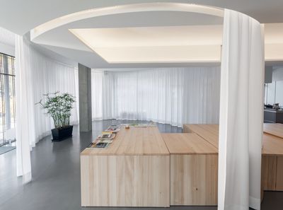 Systèmes de rideaux, SG 5600, Colorama 2, Room shot "Catholic University Community", Klagenfurt am Wörthersee, Austria