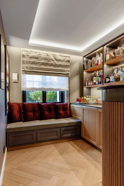 Systèmes rideaux drapés, SG 2320, Colorama 2, Villa at the lake, Lucerne, Switzerland