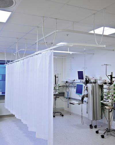 Sistemas de rieles, Room shot "Akershus Hospital", Oslo, Norway