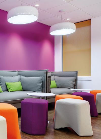 Roller Blind Systems, SG 4910, Colorama 2, Room shot "Dana Petroleum", Aberdeen, United Kingdom