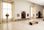 Systèmes rideaux drapés, Customer Fabrics, Room shot "Museo di Capodimonte", Napoli, Italy